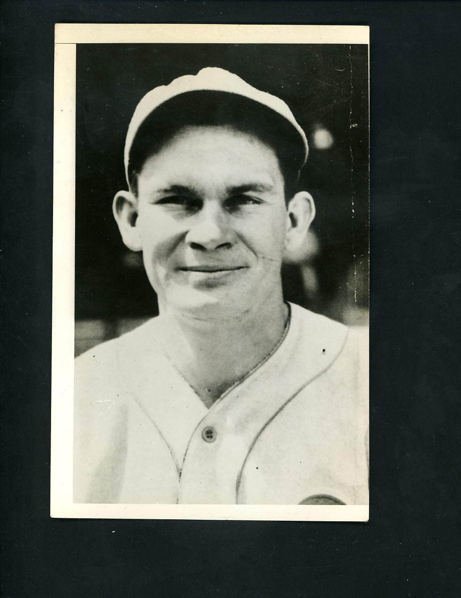 Pinky Higgins Type 1 Press Photo Poster painting USED for his 1941 Double Play # 55 56 Tigers