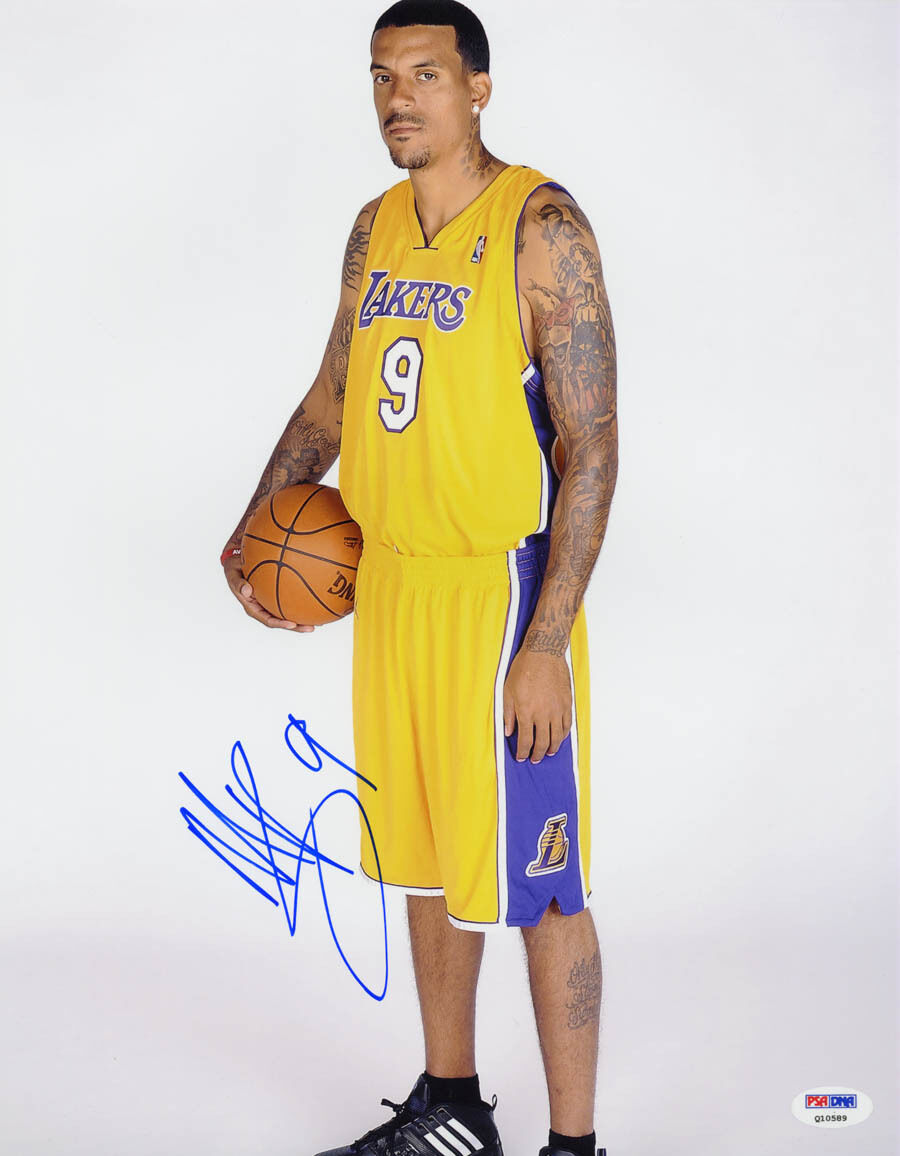 Matt Barnes SIGNED 11x14 Photo Poster painting Los Angeles Lakers PSA/DNA AUTOGRAPHED