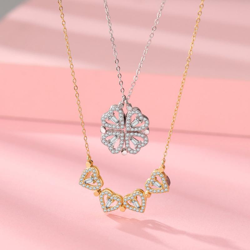 Hollow Four-Leaf Clover Necklace | 168DEAL