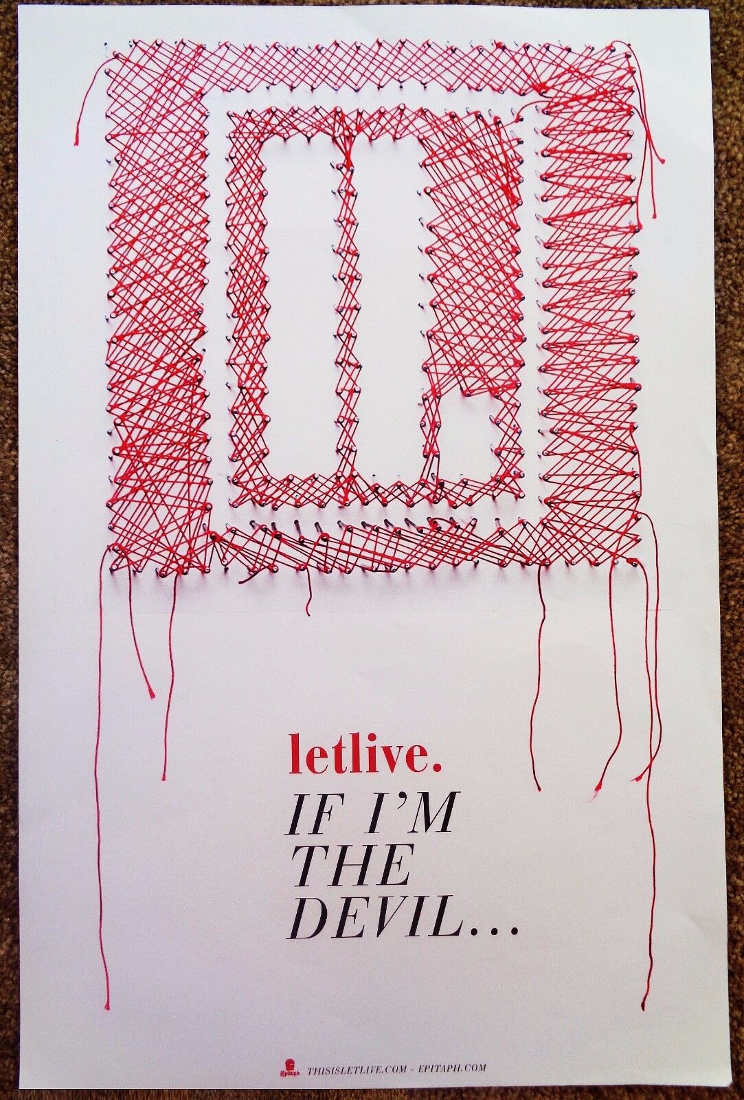 LETLIVE Album POSTER If I'm The Devil 11x17