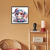 Diamond Painting-DIY Full Round Drill US Flag Star Gnome