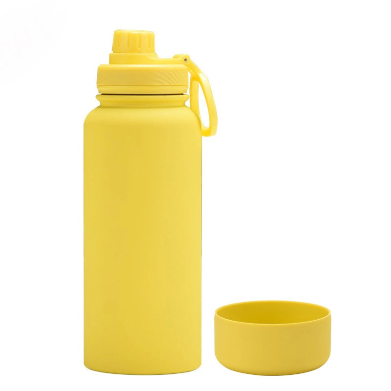 Casual Solid Color Stainless Steel Thermos Cup