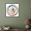 (30*30cm)Sleeping Angel - Round Partial AB Drill Diamond Painting
