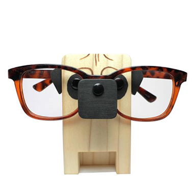 Derek-Handmade Pug Dog Eyeglass Stand