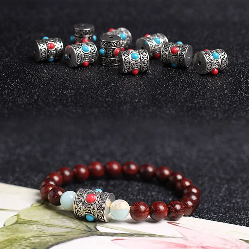 Tibetan Small Leaf Red Sandalwood Balance Bracelet