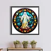(50*50cm)Stained Glass Halloween - Full Round Drill Diamond Painting