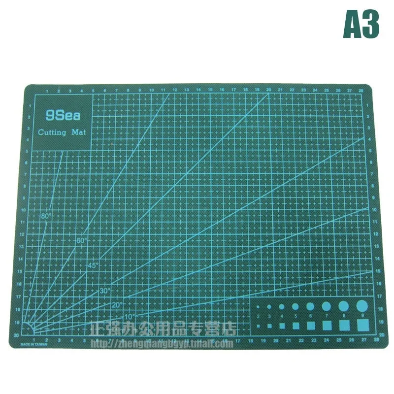 A3 Professional Self Healing Cutting Mat for Sewing,Quilting,Hobby; Non-glare Surface Double Sided 3mm Thick, 30x45cm