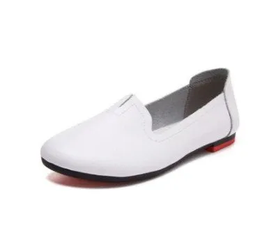 AIYUQI Women shoes spring 2021 new large size women shoes genuine leather casual sweet women flat shoes