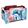 DIY Diamond Painting Rectangular Storage Rack Colorful Pattern Can Be Stacked Storage Box Kits