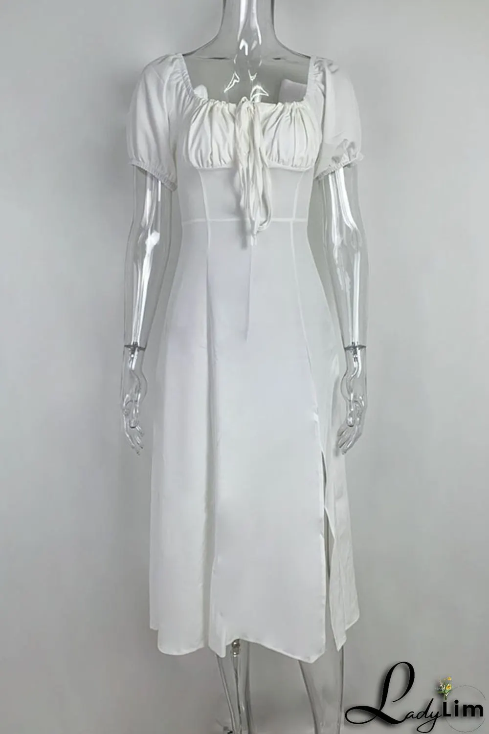 Pink Daily Elegant Print Patchwork Frenulum Off the Shoulder Irregular Dress Dresses