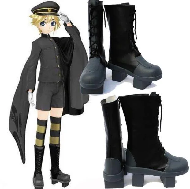 Vocaloid Senbon Sakura Senbonzakura Len Cosplay Boots Shoes
