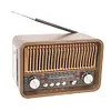 Portable FM AM SW Radio Multi-band Vintage Radios Wireless Bluetooth Speaker wit