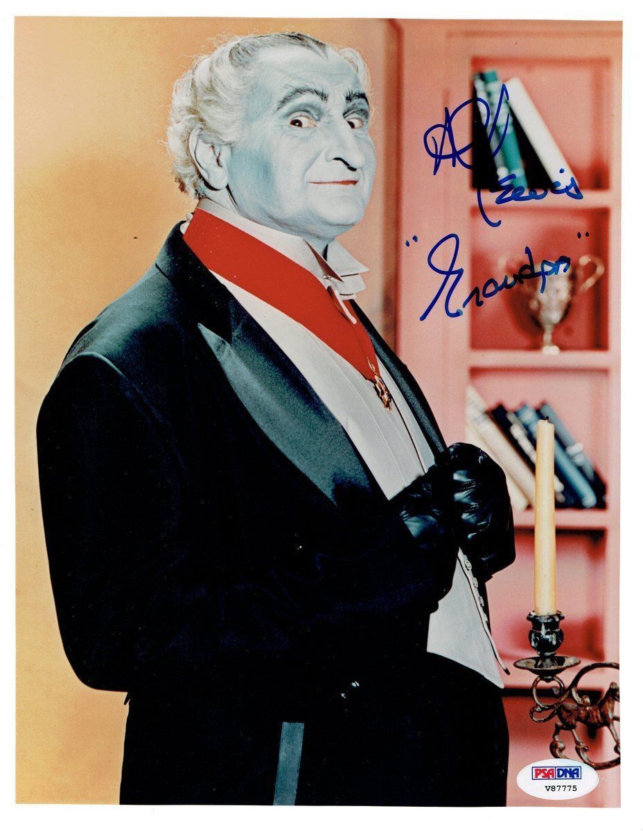 Al Lewis Signed Munsters Authentic Autographed 8X10 Photo Poster painting PSA/DNA #V87775