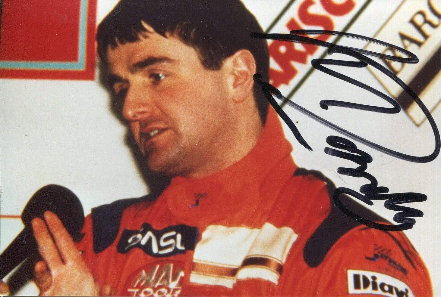 Martin Donnelly autograph Northern Ireland FORMULA ONE driver, signed Photo Poster painting