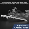 ENJOYWOOD Mini Block Plane Aluminum Alloy Manual Planner for Finishing, Chamfering and Tenoning in Woodworking 