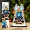 Diamond Painting Xmas Angel Wooden Desktop Ornament