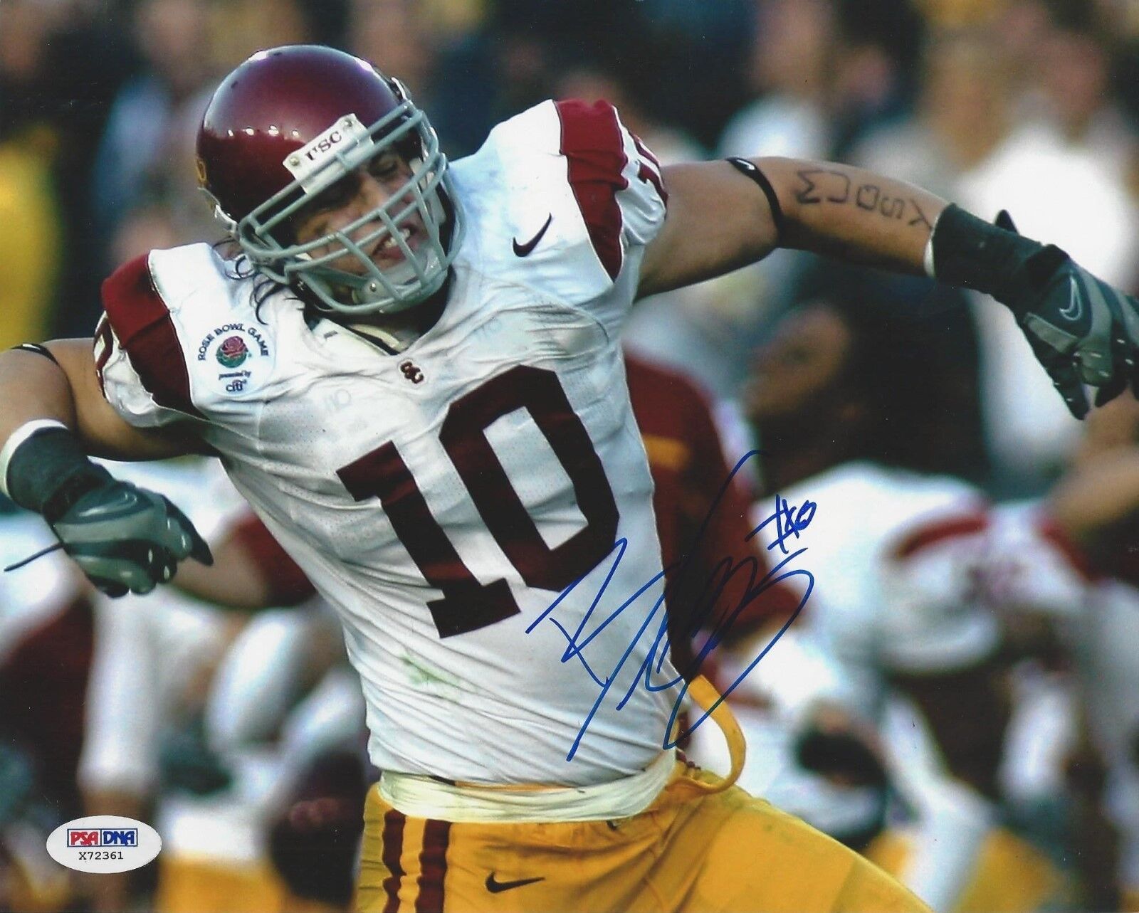 Brian Cushing USC Trojans Signed 8x10 Photo Poster painting - PSA/DNA # X72361