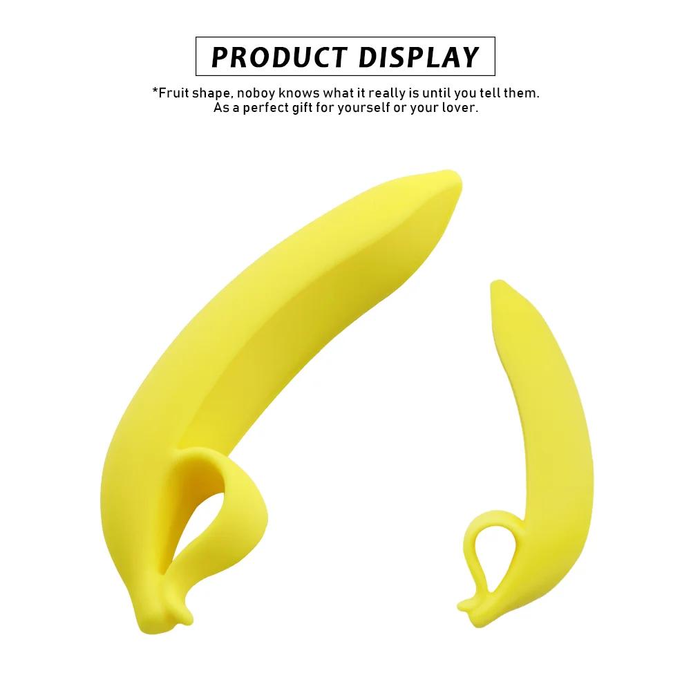 Banana Silicone Penis Massage Sticks Rosetoy Official