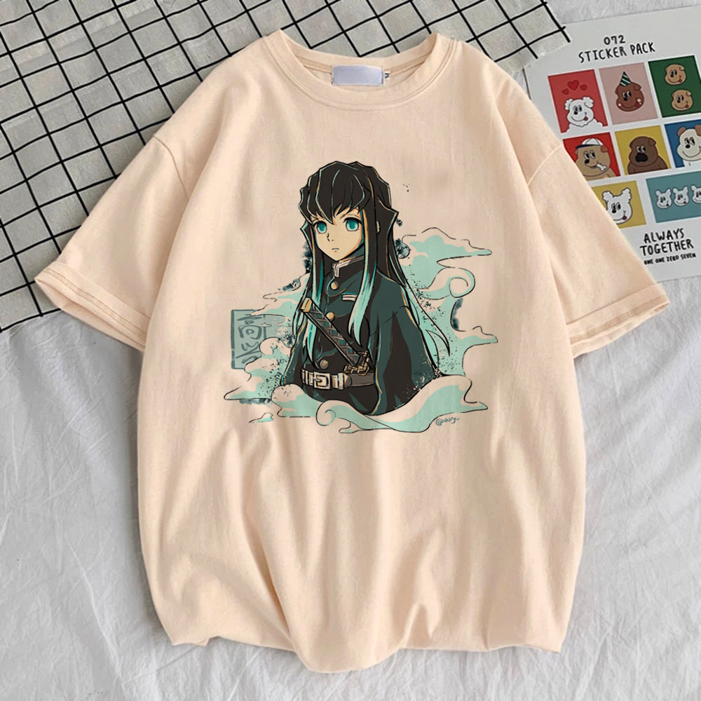 Muichiro Tokito t shirt teen Breathable Graphic Vintage Grunge Digital kawaii 2000s Vintage women Pastel hip hop korean clothes