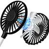 Mini USB Fan 360 Degree Adjustable Small Personal Fan for Power Bank Laptop PC for Home Office Car Outdoor Travel Summer Gifts