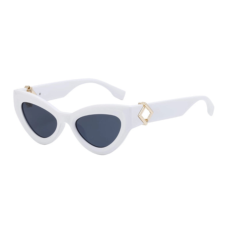 Streetwear Geometric Pc Cat Eye Full Frame Women’s Sunglasses