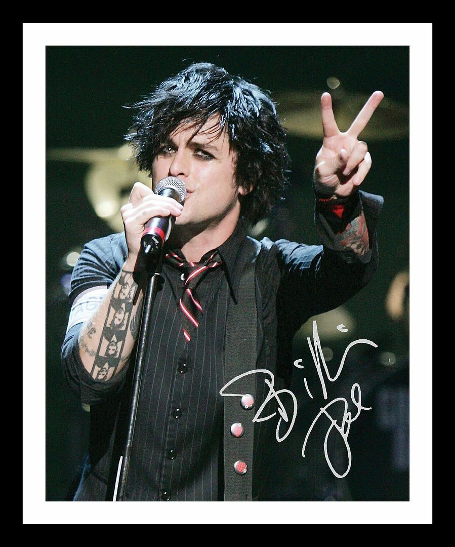 Billy Joe Armstrong - Green Day Autograph Signed & Framed Photo Poster painting