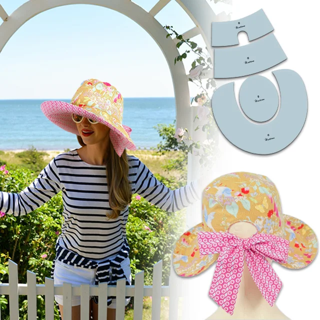 DIY Adjustable and Reversible Sun Hat Templates&Insturctions