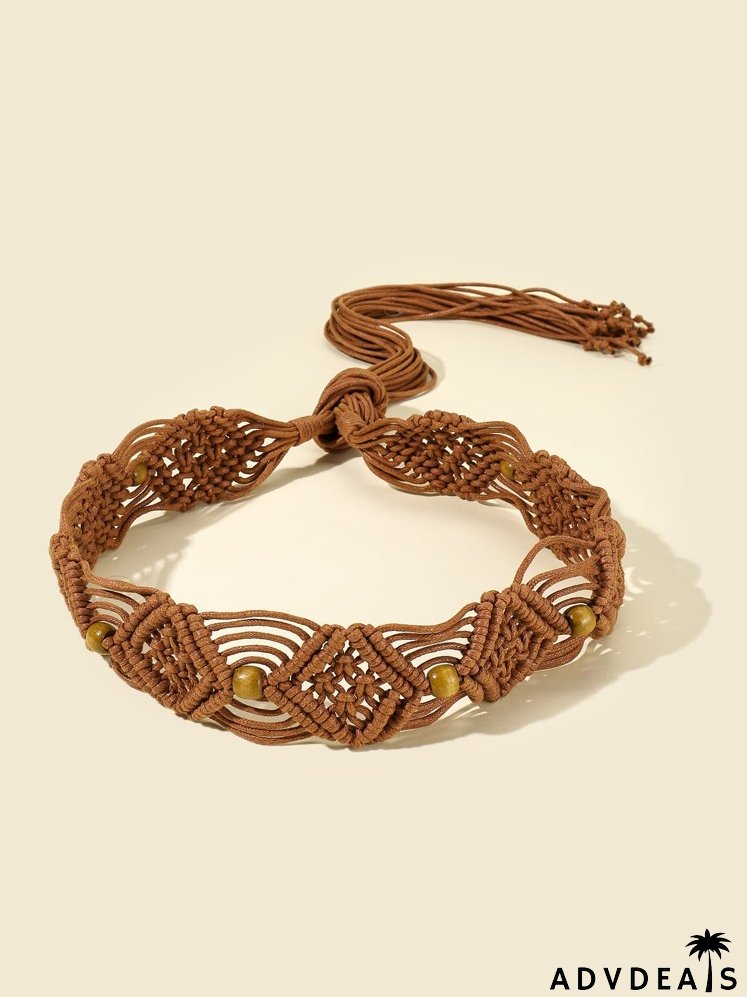 Hollow Out Woven Belt