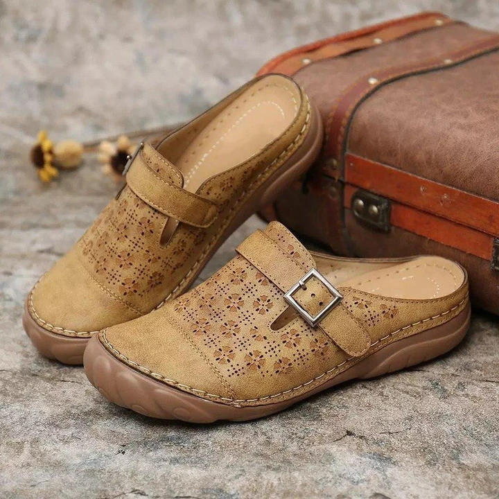 hollow carved casual sandals