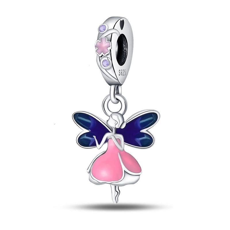 1 Piece 925 Sterling Silver Fairy Fairy Pendant Jewelry Accessories
