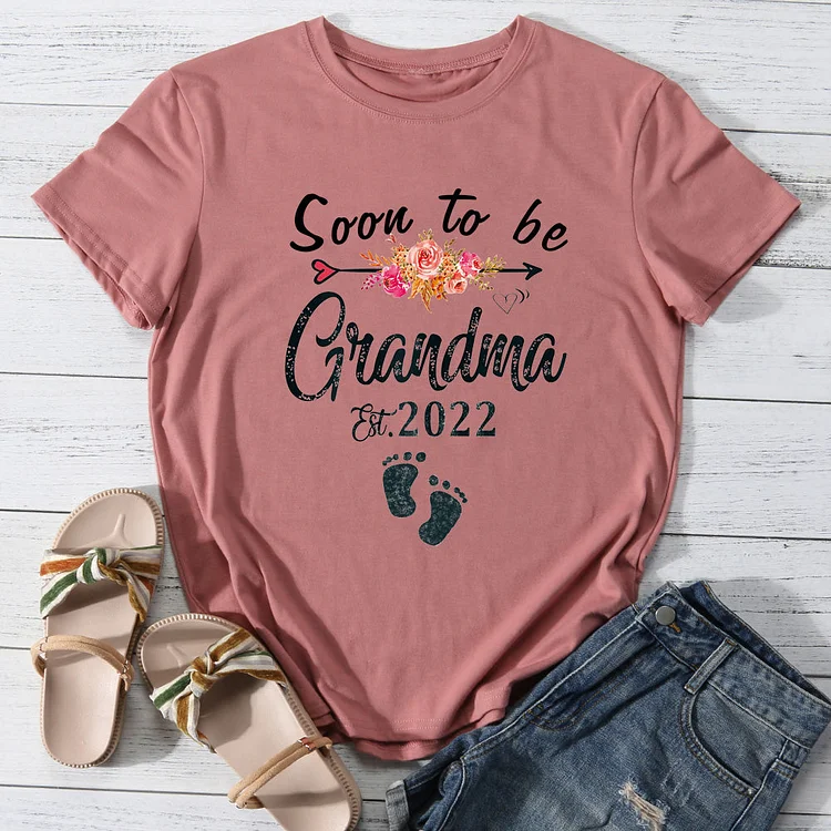 ANB -  Soon to be grandma T-shirt Tee -013417