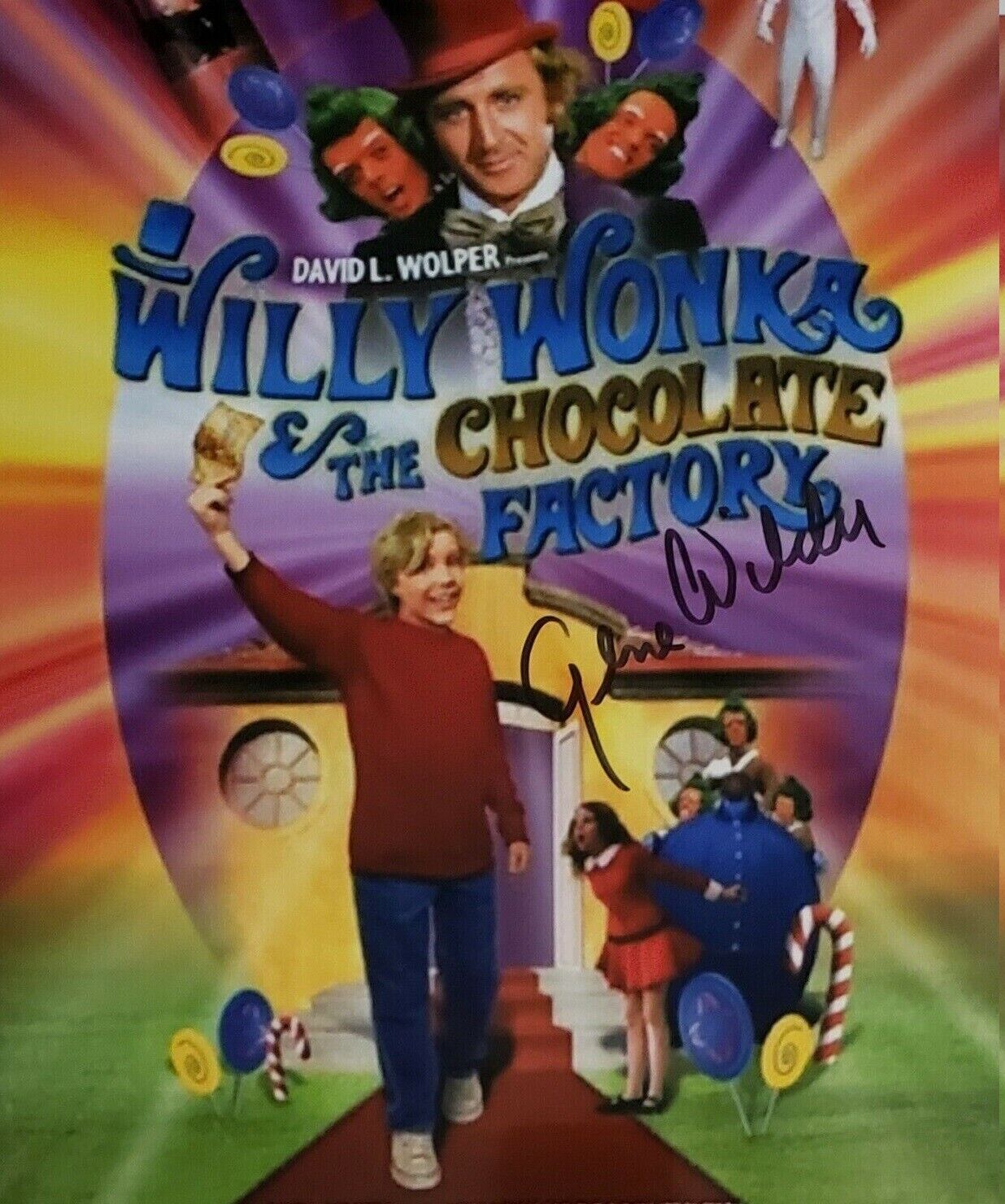 Gene Wilder Autographed Signed 8x10 Photo Poster painting ( Willy Wonka ) REPRINT