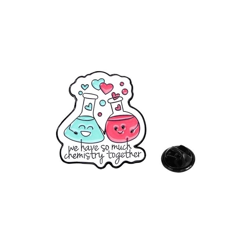 Preppy Style Minimalist Cartoon Alloy Stamping Stoving Varnish Plating Unisex Brooches