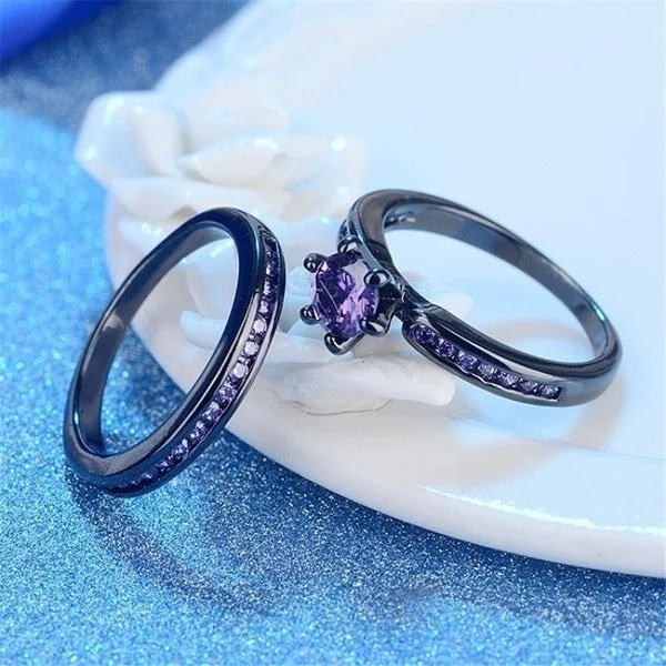 'Lilac Love' Rings