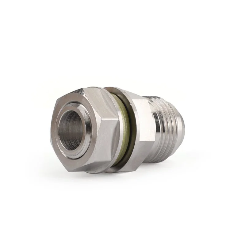 Garlaven Turbo Oil Pan Sump Return Drain Adapter Bung Fitting 10AN to M18x1.5 Silver Generic