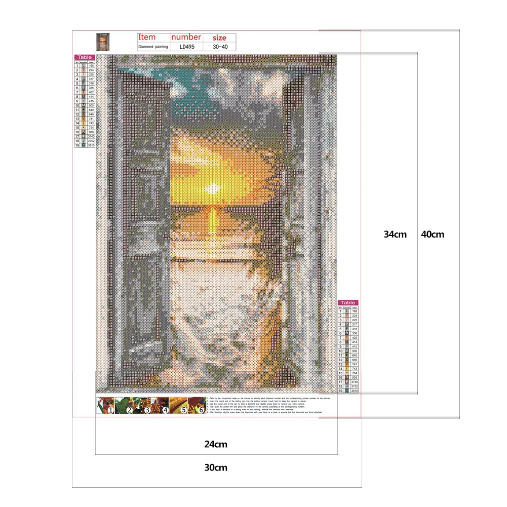 Diamond Painting - Full Round Drill - Sunrise Outside