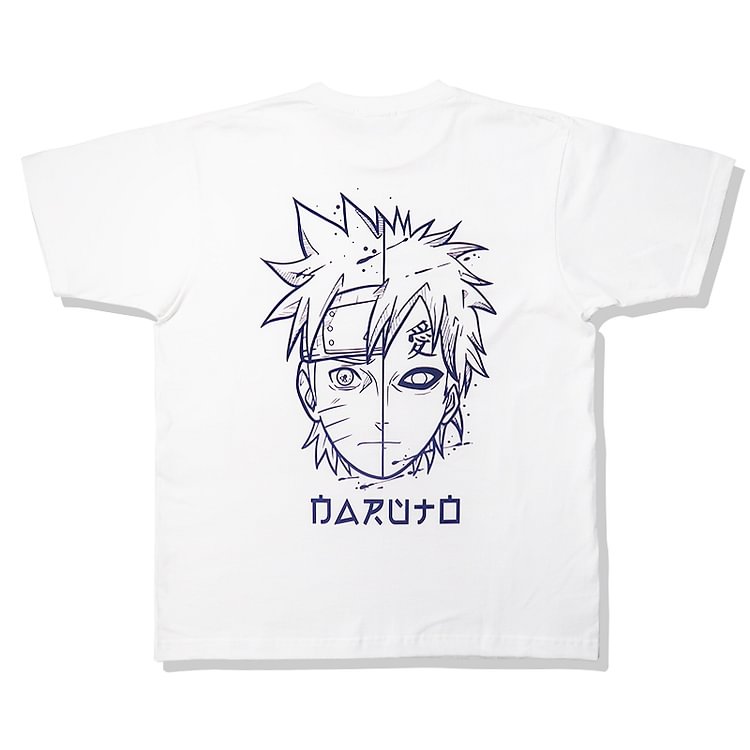 Pure Cotton Naruto Gaara Anime T-shirt weebmemes