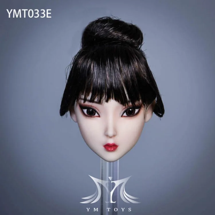 YMTOYS YMT033 1/6 Chinese Style Female Soldier's Head Sculpture Su Er Fit 12inch Plain Body-aliexpress