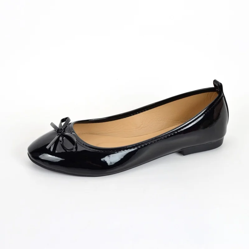 Tanguoant Tanguoant Shoes Women Ballerinas Round Toe Bowtie Slip on Ballet Flats Lazy Loafers Moccasins Ladies Casual Flats Shoes 2023