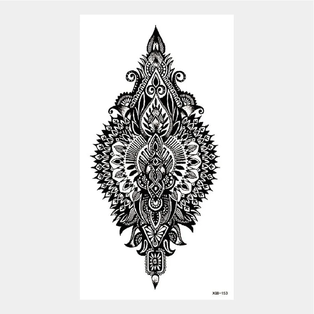 Sdrawing Tattoo Stickers Animal Tatoo Sticker Flying Dragon Wolf Head Tiger Dream Catcher Fake Tatto Body Art Makeup Stickers