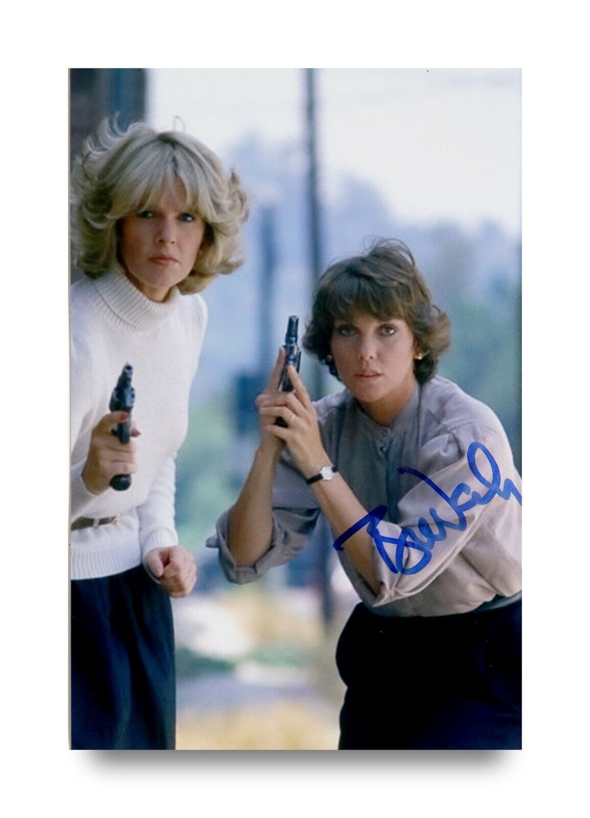 Tyne Daly Signed 6x4 Photo Poster painting Cagney and Lacey Detective Mary Beth Autograph + COA