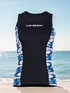 2mm Neoprene Sleeveless Vest/Shorts Women Wet Suit Top & Shorts for Surfing Cold