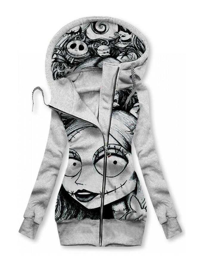 punk casual hooded jacket