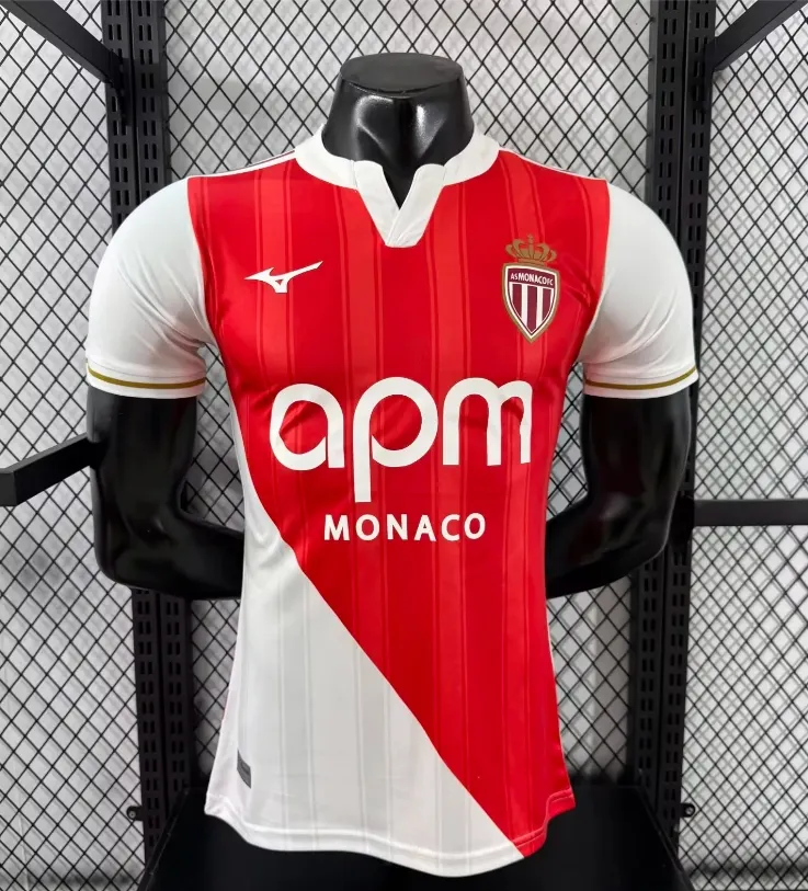 2025-26 Monaco Home Jersey - Player Edition