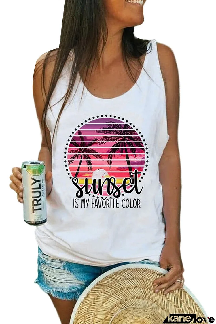 Sunset Is My Favorite Color Tank