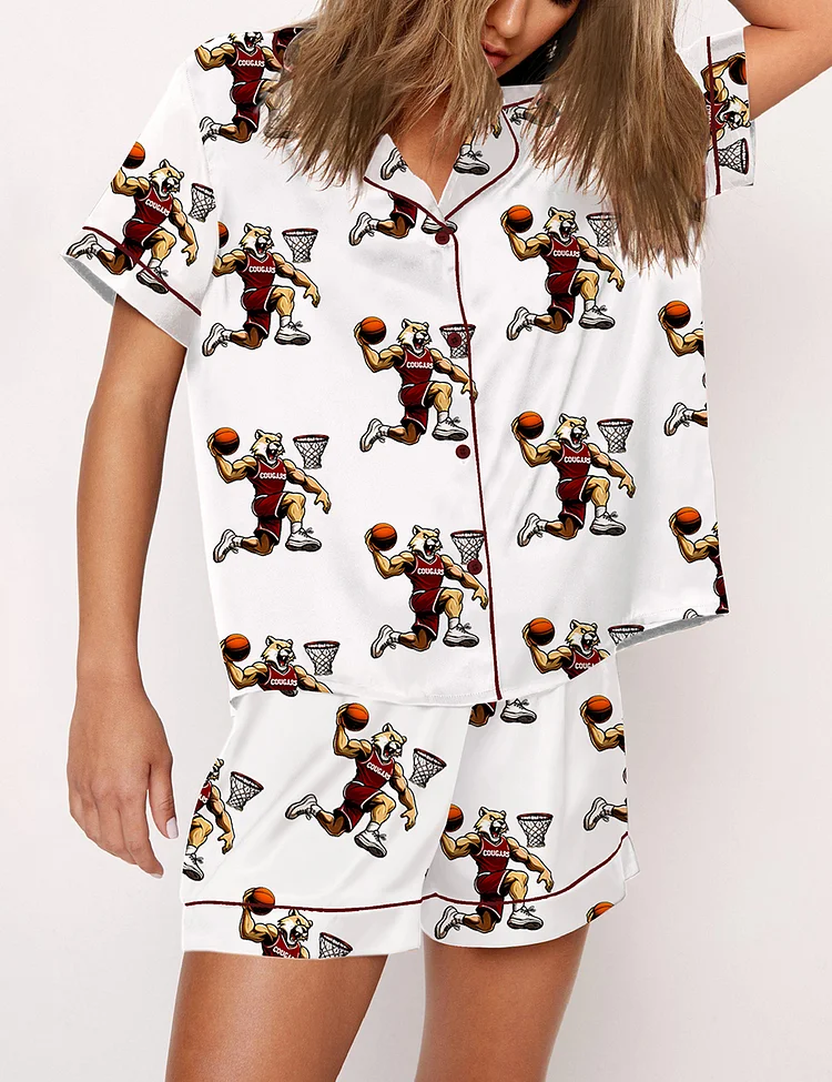 Women's Houston Cougars Basketball Final Four Print Pajama Set