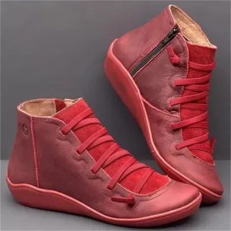 Comfortable leather arch support boots &ndash; Last Day Promotion 50% OFF