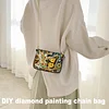 DIY Butterfly Special Shaped Diamond Painting Leather Crossbody Bags Chain Clutch Kit