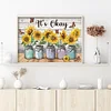 【SALE】Sunflower - 11CT Stamped 3 Strands Cross Stitch 50*40cm/19.69*15.75in