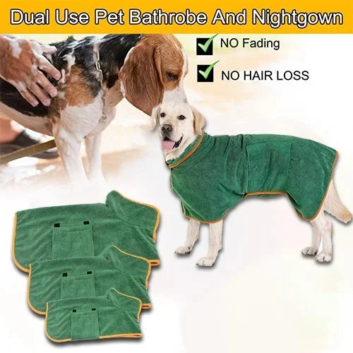 Dog Bathrobe Towel